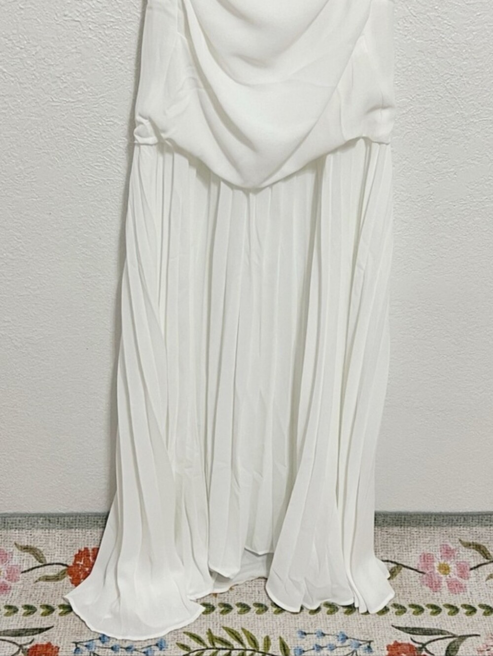 Anthropologie Delfi Collective NWT Delilah Halter Pleated Drop-Waist Maxi Dress - Picture 8 of 13